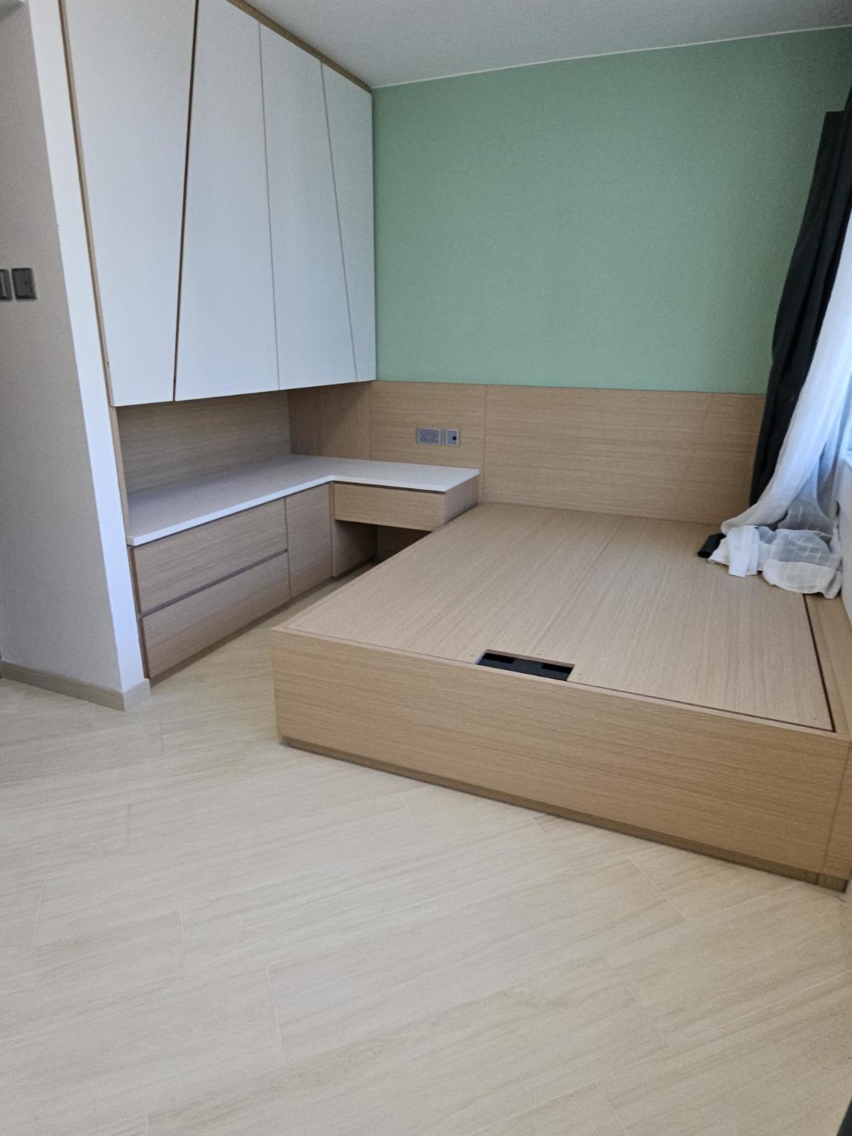 單位裝修相當新淨,並附有少量傢俬。(代理提供)