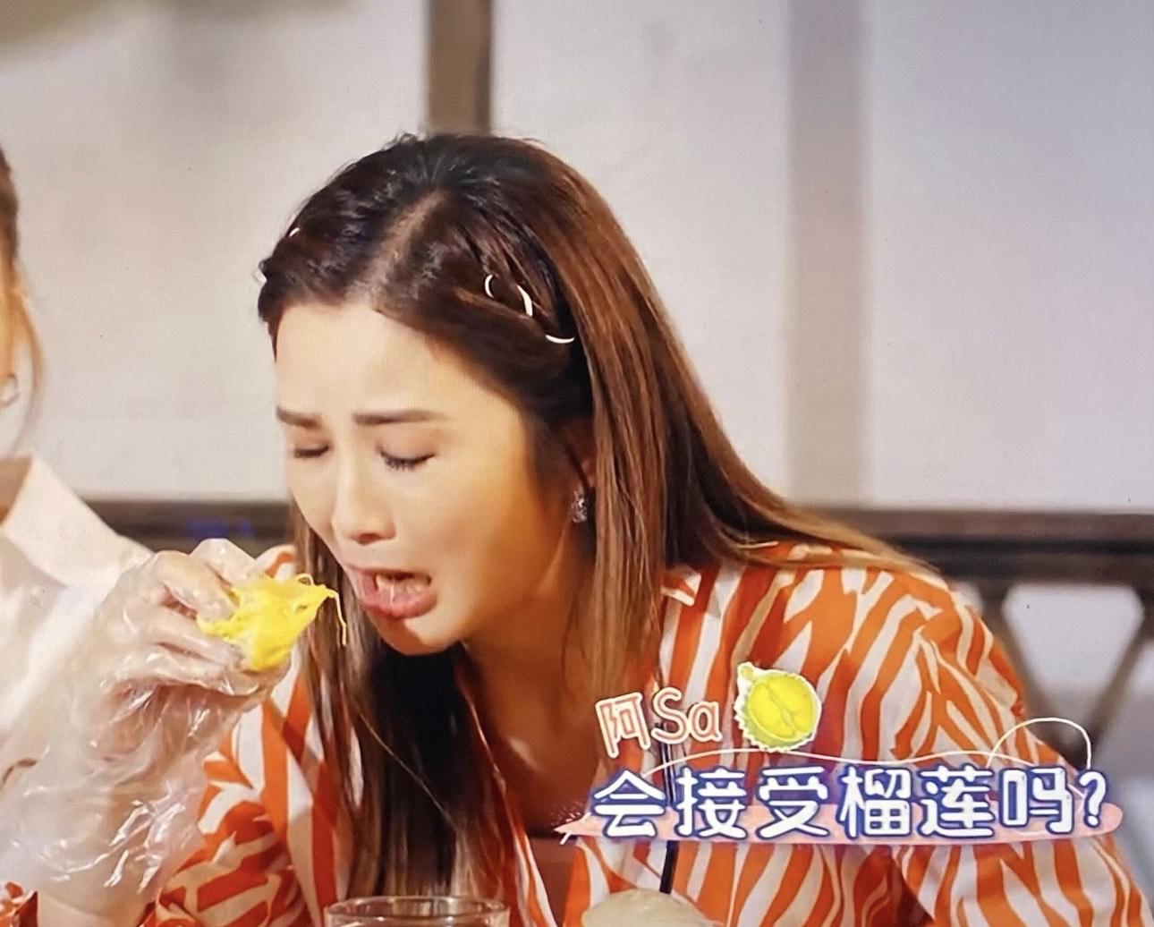 阿Sa挑戰貓山王食完即嘔。