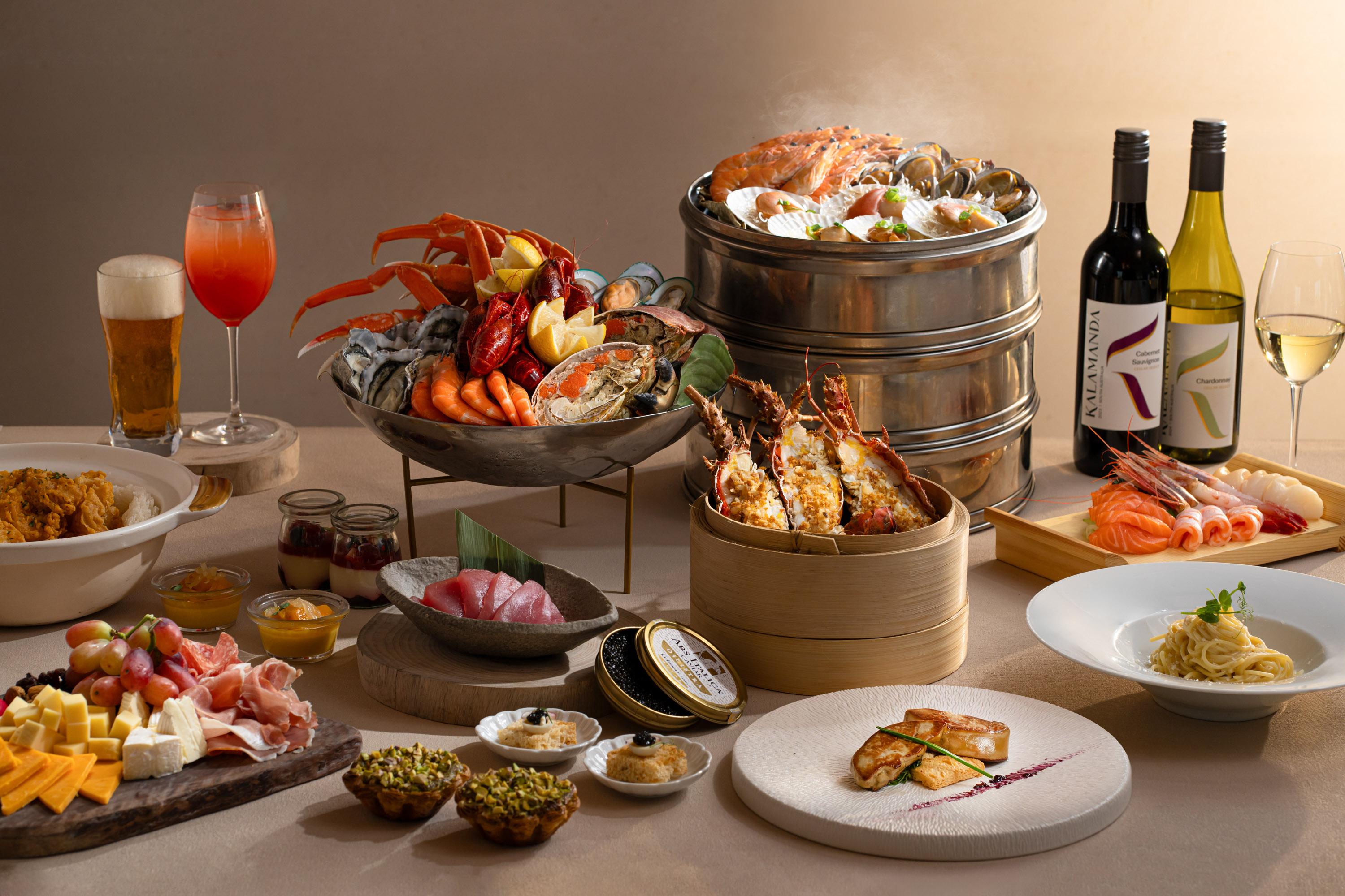 香港康得思酒店將其人氣自助餐升級,帶來全新The Place「Seafood Feastopia海鮮饌嚐」自助晚餐