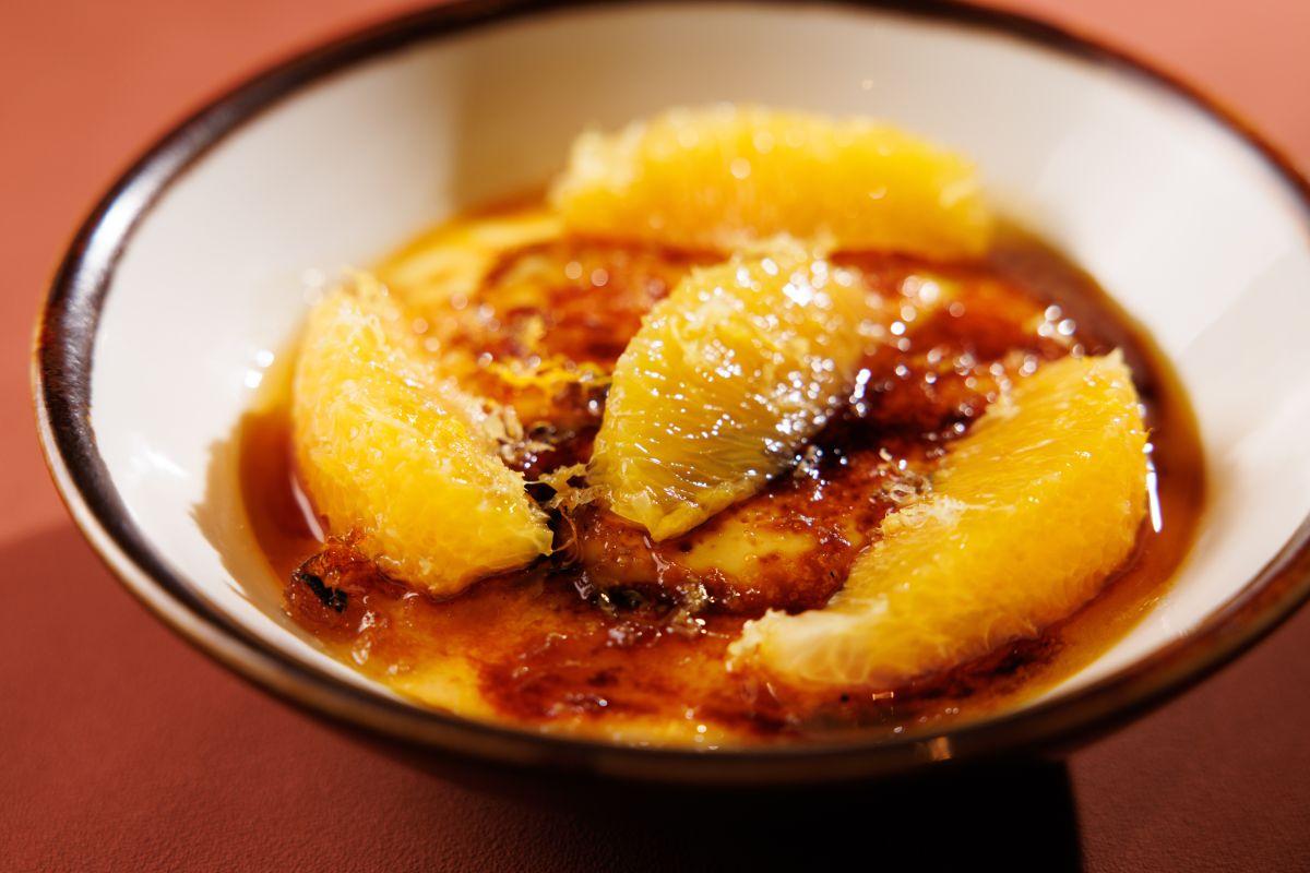 傳統Catalan焦糖燉蛋配新鮮橙片 $78