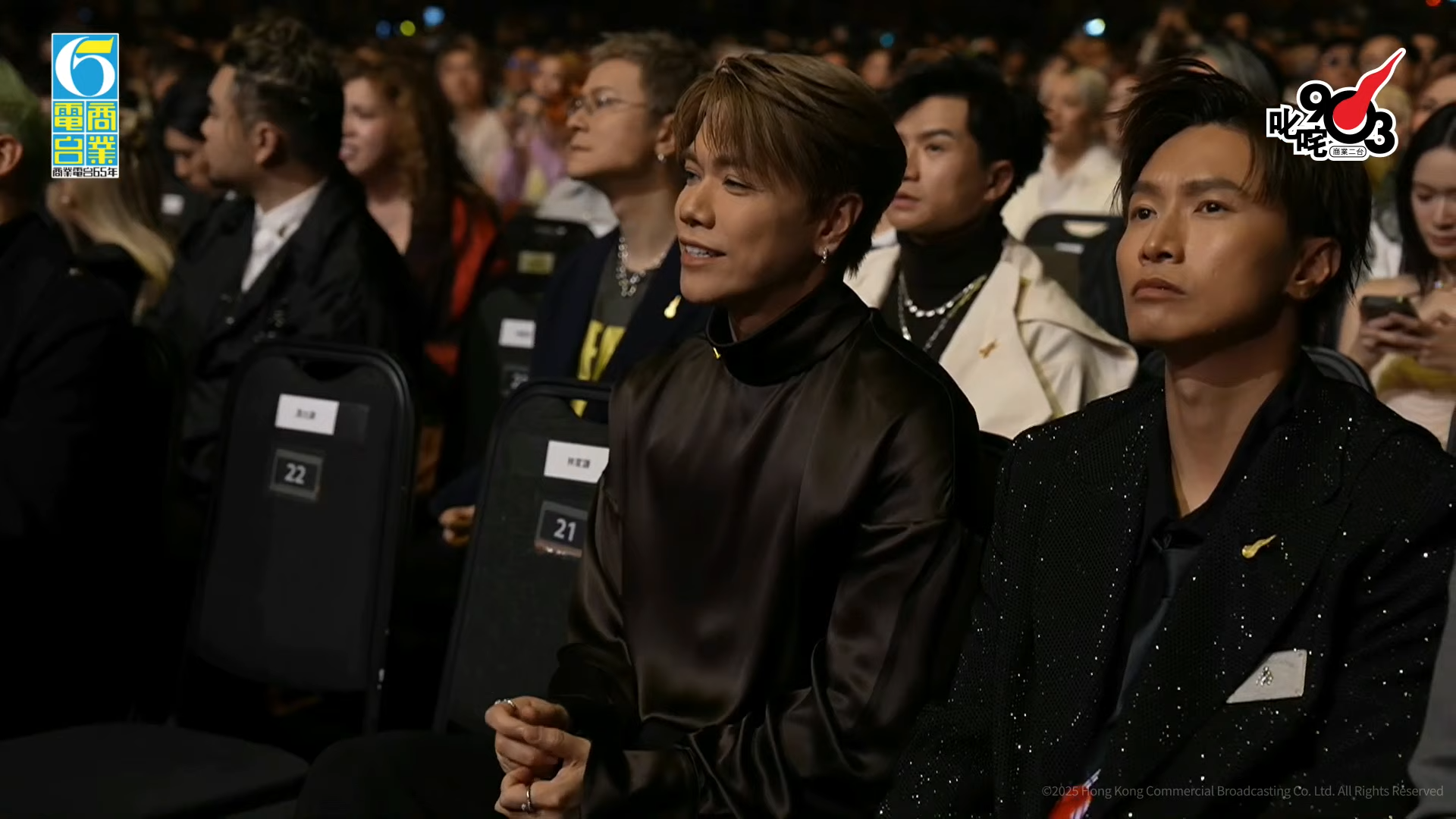 Ian上台多謝張敬軒,並分享二人之間的故事。