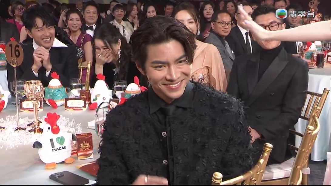 陳懿德拿緋聞男友羅天宇開玩笑。