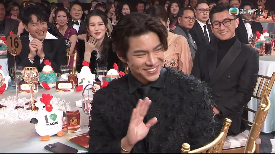 陳懿德拿緋聞男友羅天宇開玩笑。