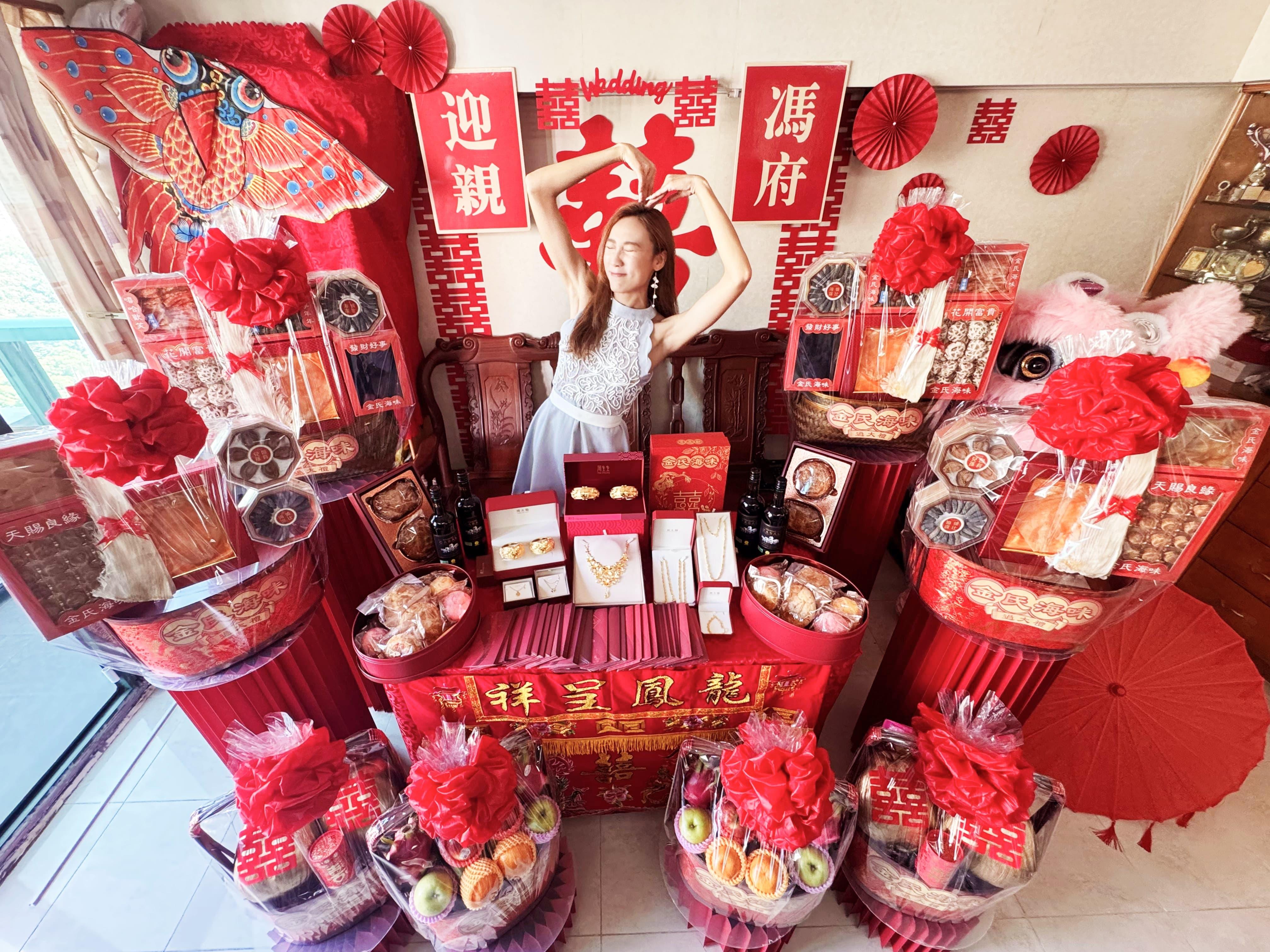 黎寬怡坦言從未試過被如此多禮物包圍,自己也被當場的場面震撼到。