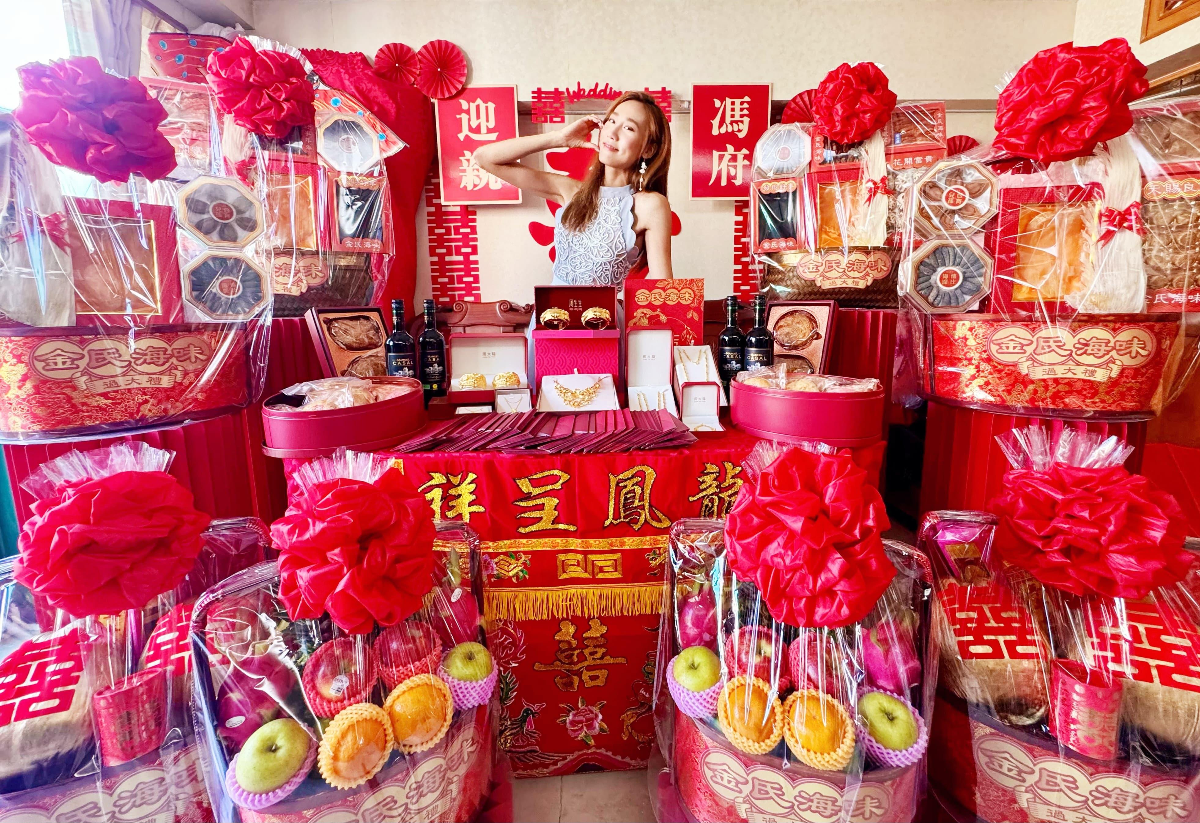 黎寬怡坦言從未試過被如此多禮物包圍,自己也被當場的場面震撼到。