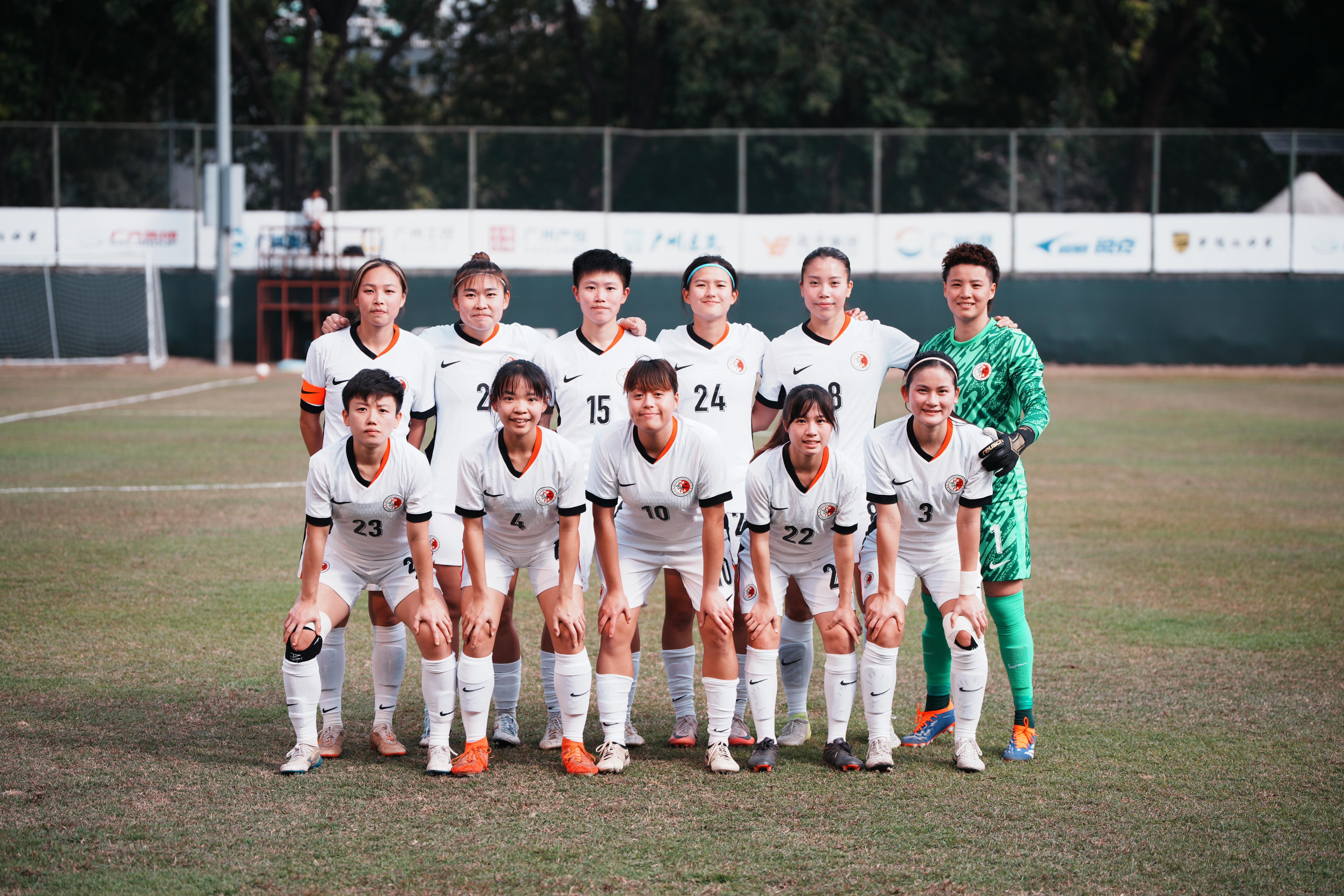 女子省港盃,香港0:4不敵廣東。(香港足總圖片)