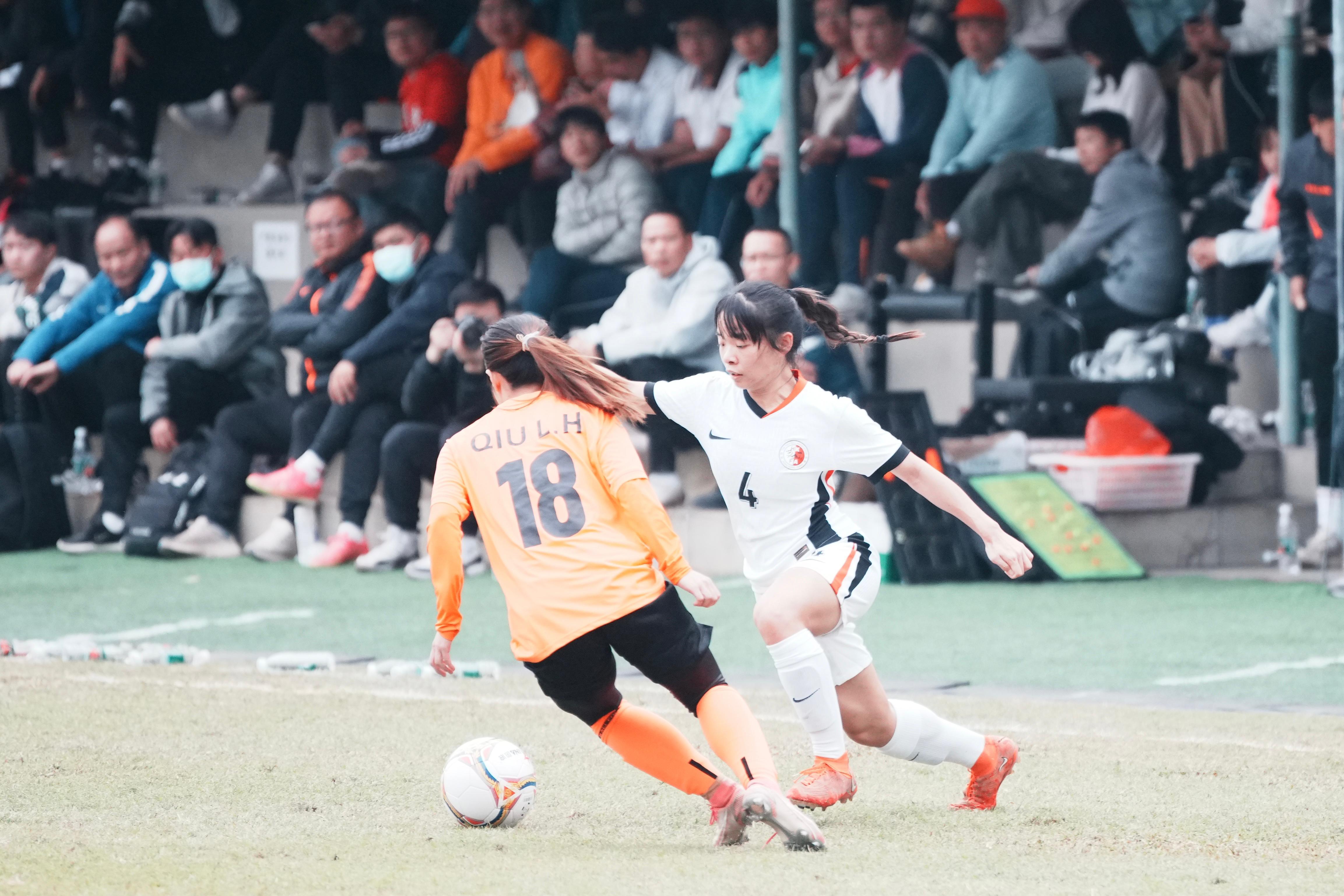 女子省港盃,香港0:4不敵廣東。(香港足總圖片)