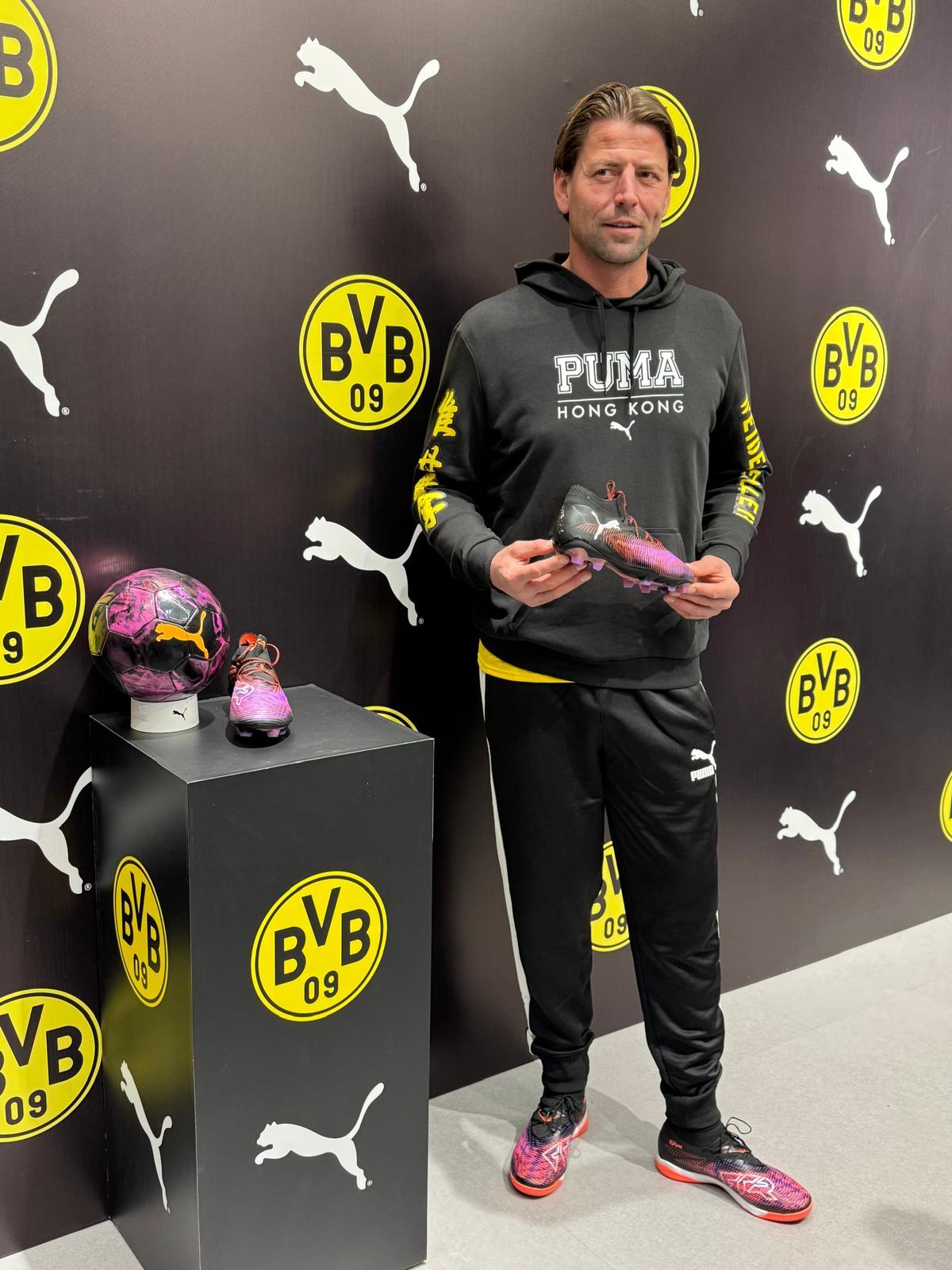 維丹費拿表示,這次是他第一次參觀啟德體育園,對這裡的設施印象深刻。