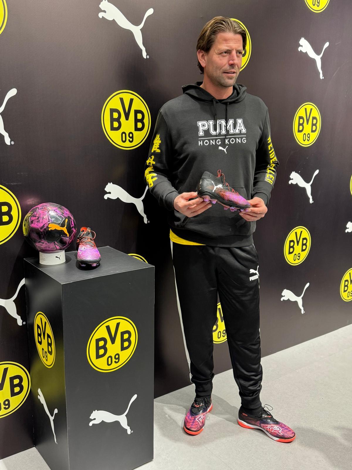 維丹費拿表示,這次是他第一次參觀啟德體育園,對這裡的設施印象深刻。