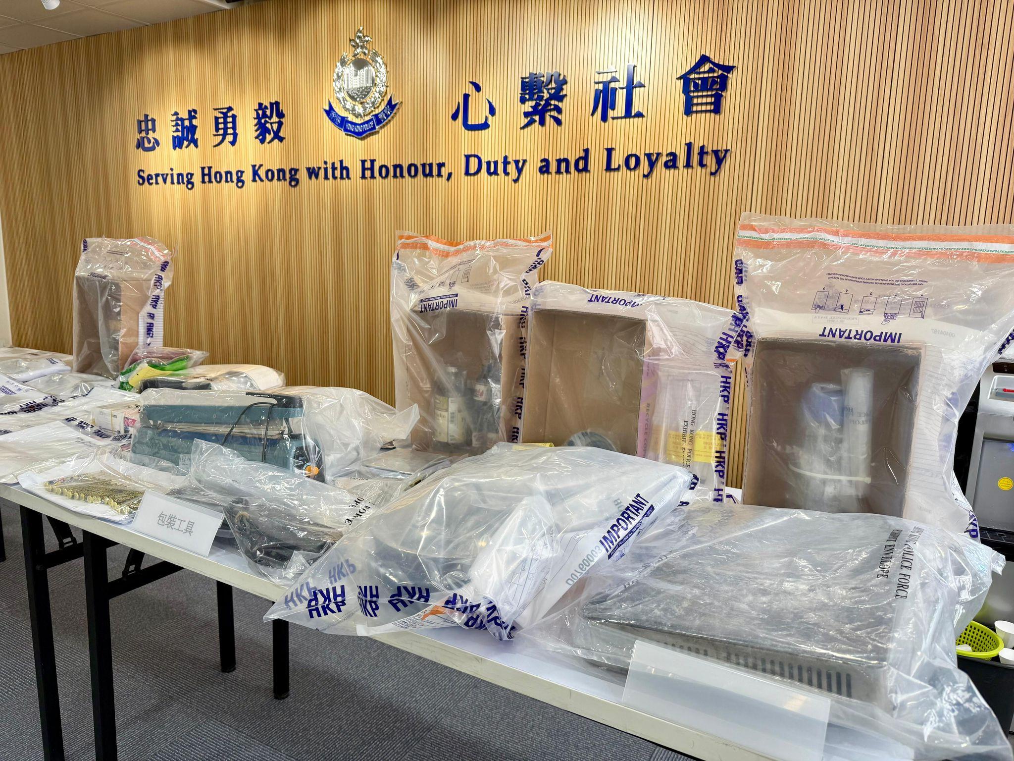 警觀塘工廈毒品倉檢93萬元貨 26歲內地男被捕