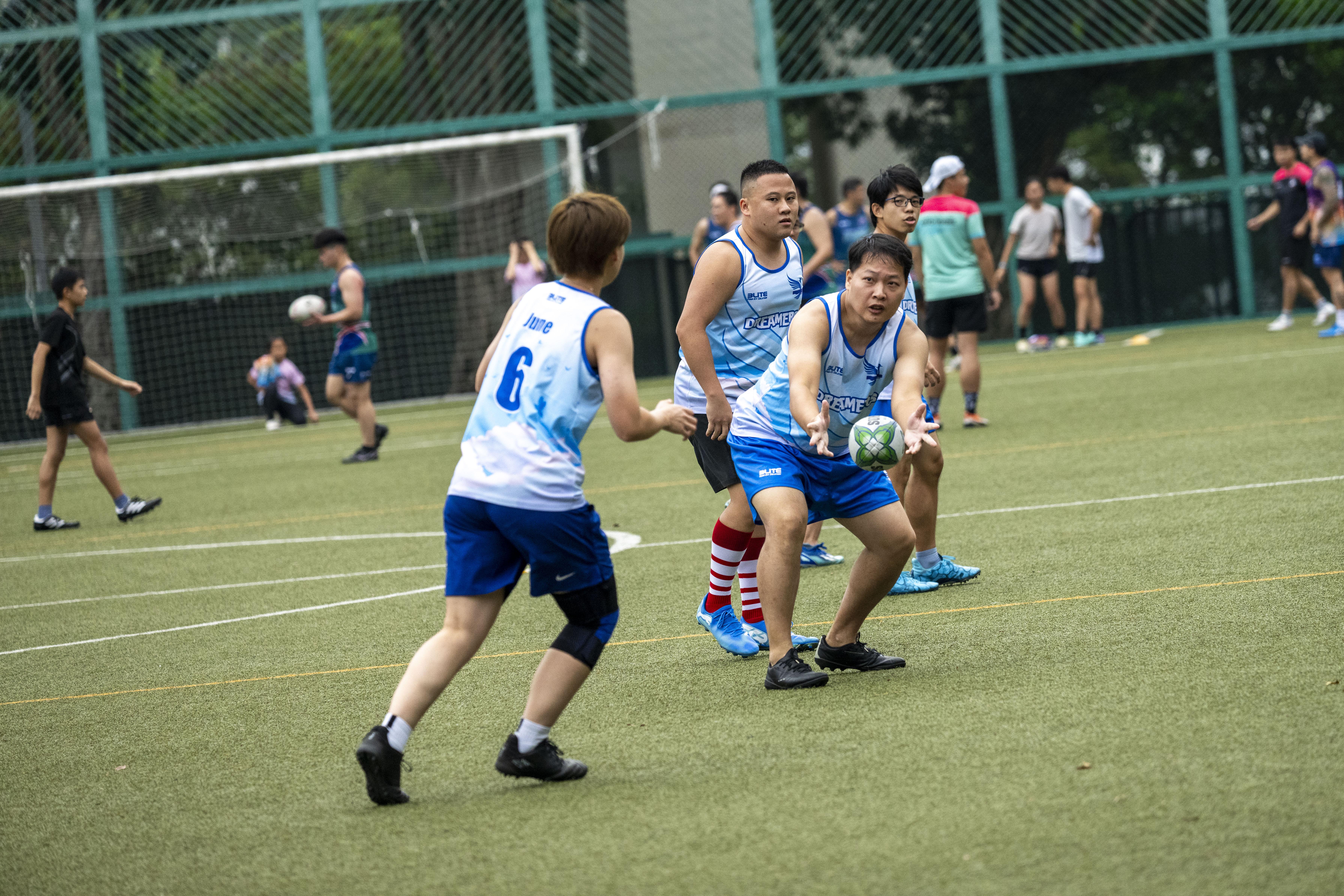 Winson坦言打欖球以享受為主。