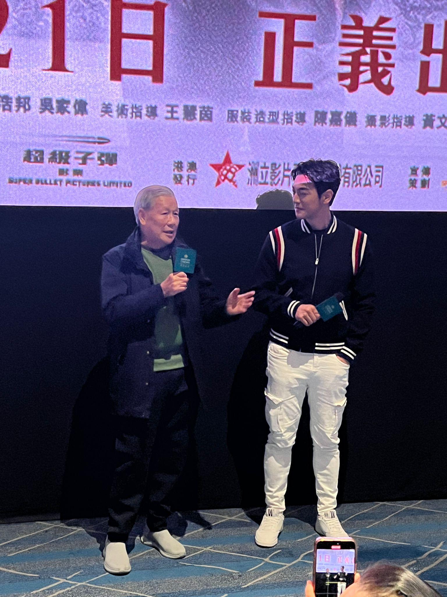 劉江現身謝票分享拍逃跑戲驚險內幕。