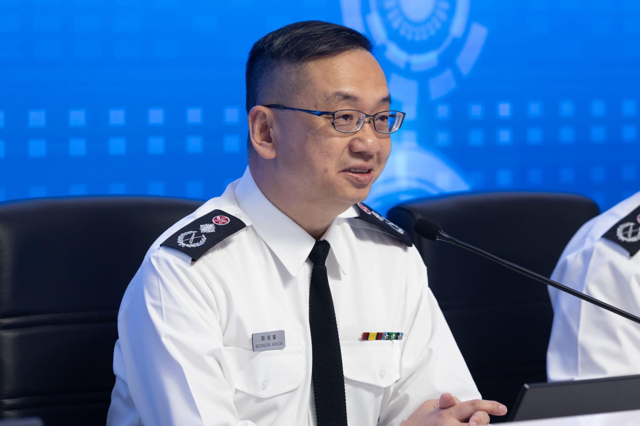 入境處長郭俊峯。(蘇文傑攝)