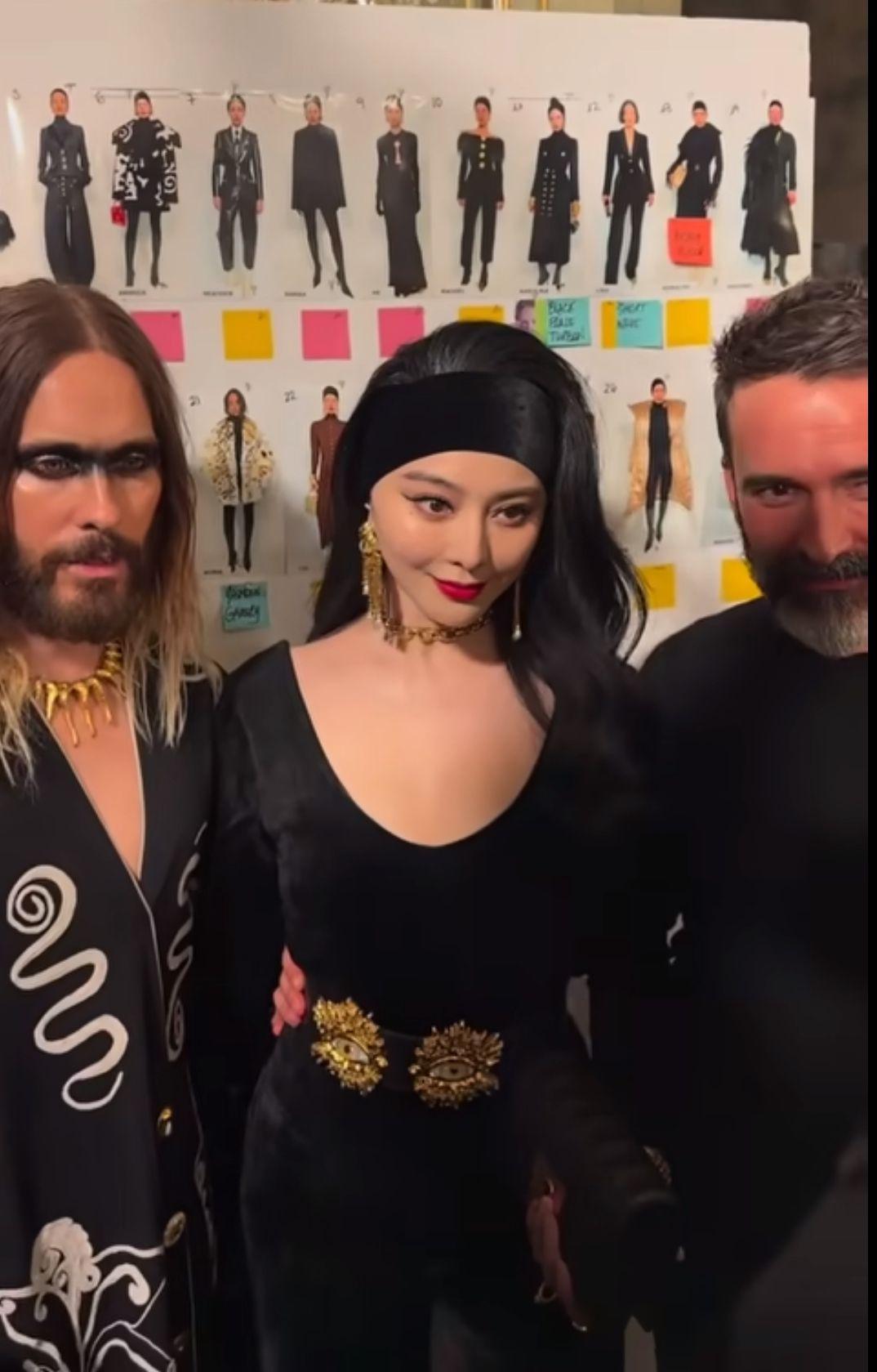 范冰冰由髮型到打扮均似曾相識,有網民指她撞look「梅超風」。