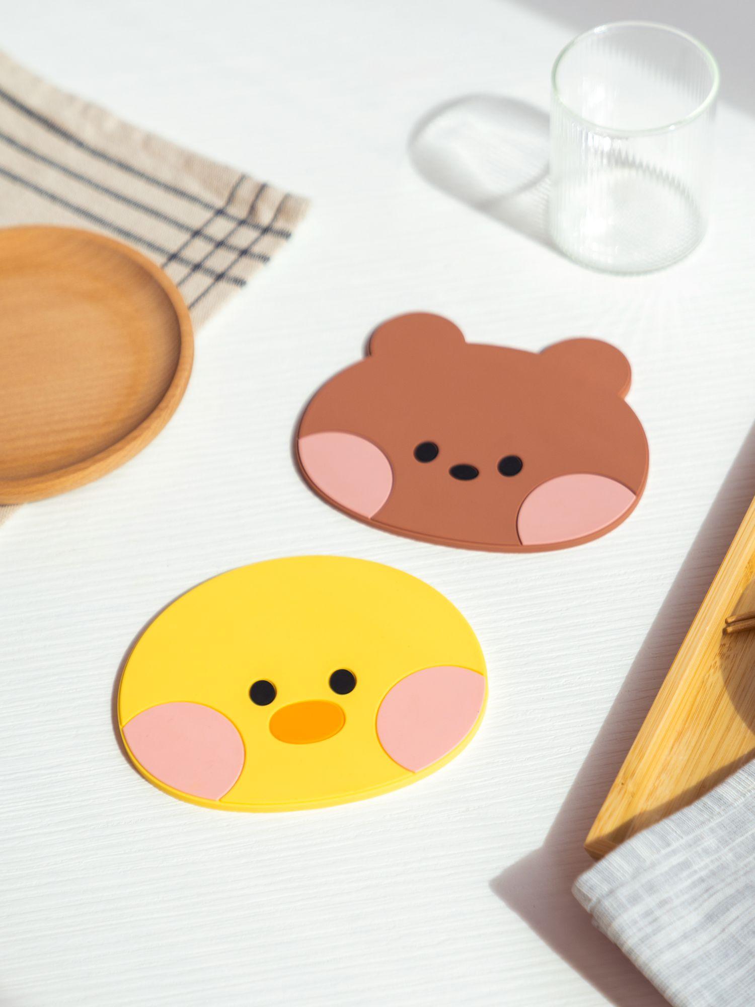 bnini(熊尼尼)及selini(莎尼尼)隔熱墊 儲滿5個印花,另加$28可換購1款。