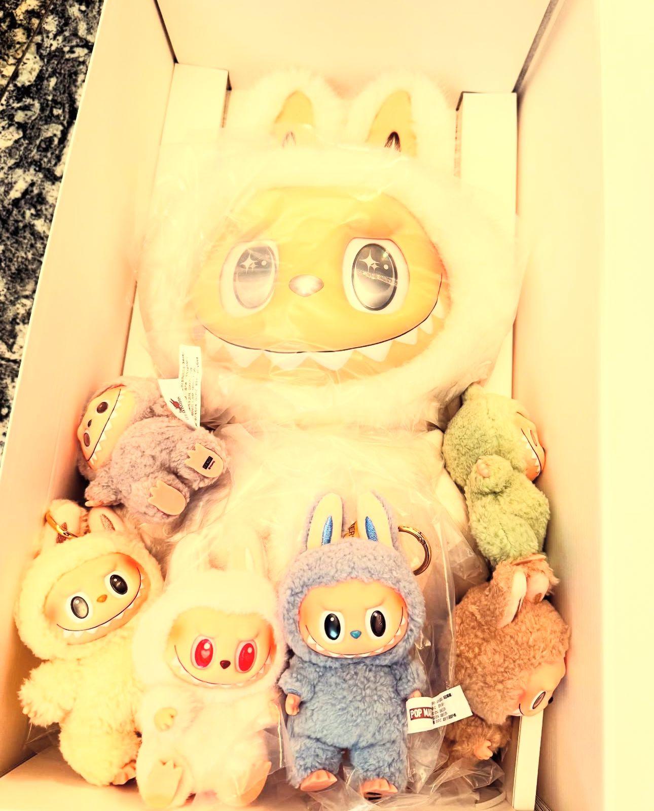 步姐收到大盒Labubu禮物。