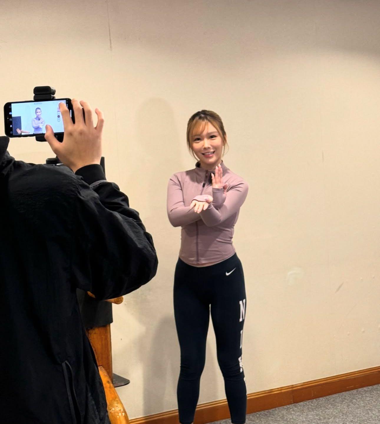 素海霖今次為拍攝更挑戰詠春。