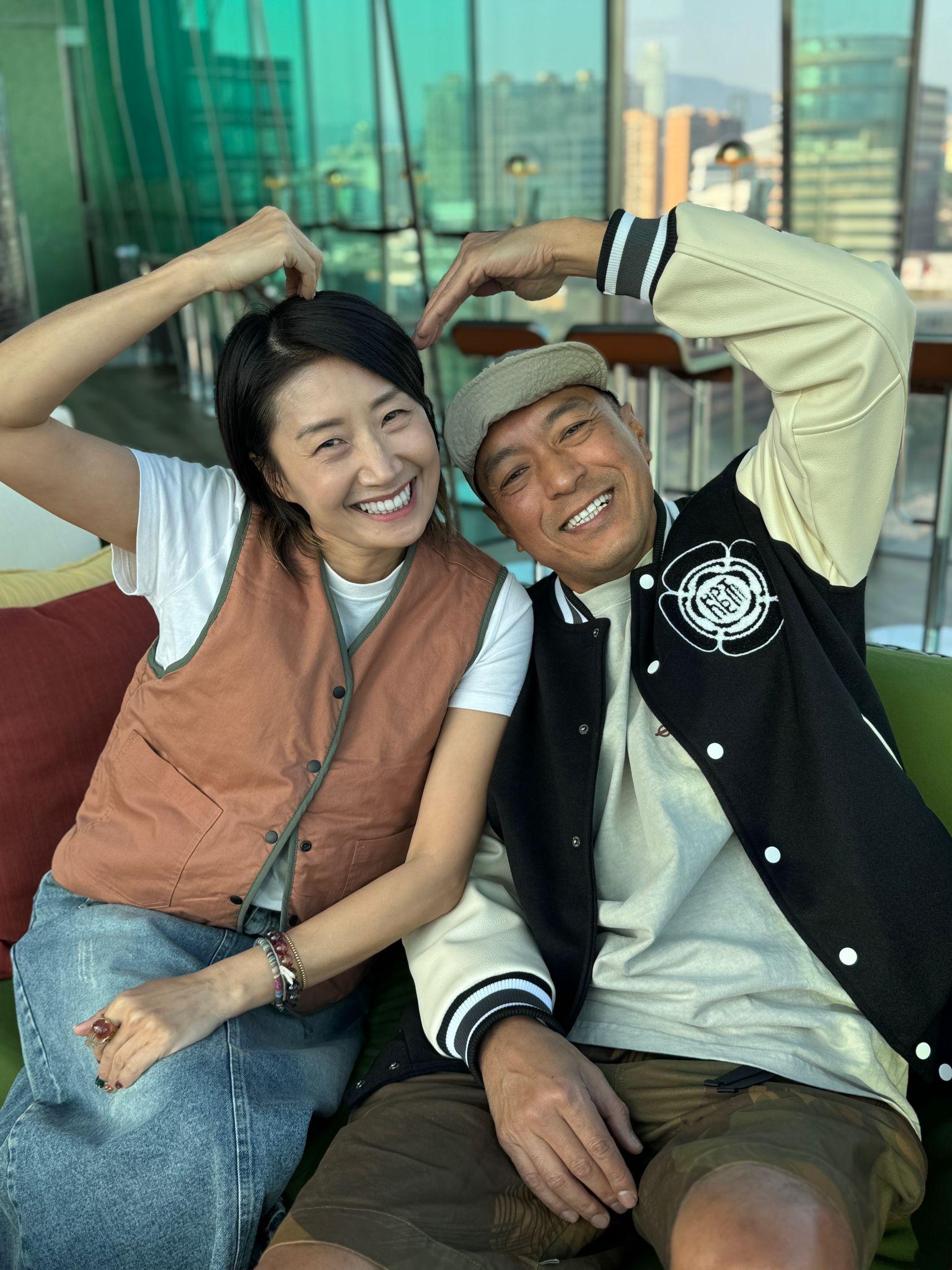 姜皓文與太太殷寧夫妻檔炮製賀歲片《哈哈哈新年喜戲》。