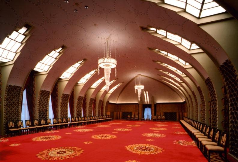 日本首相公邸內部。此為日本首相官邸官網圖片。(互聯網)