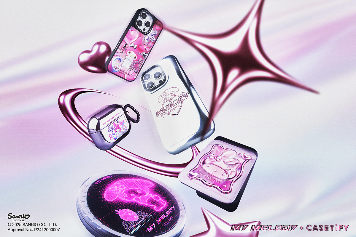 CASETiFY亦與Sanrio的My Melody再次合作推出聯乘系列。