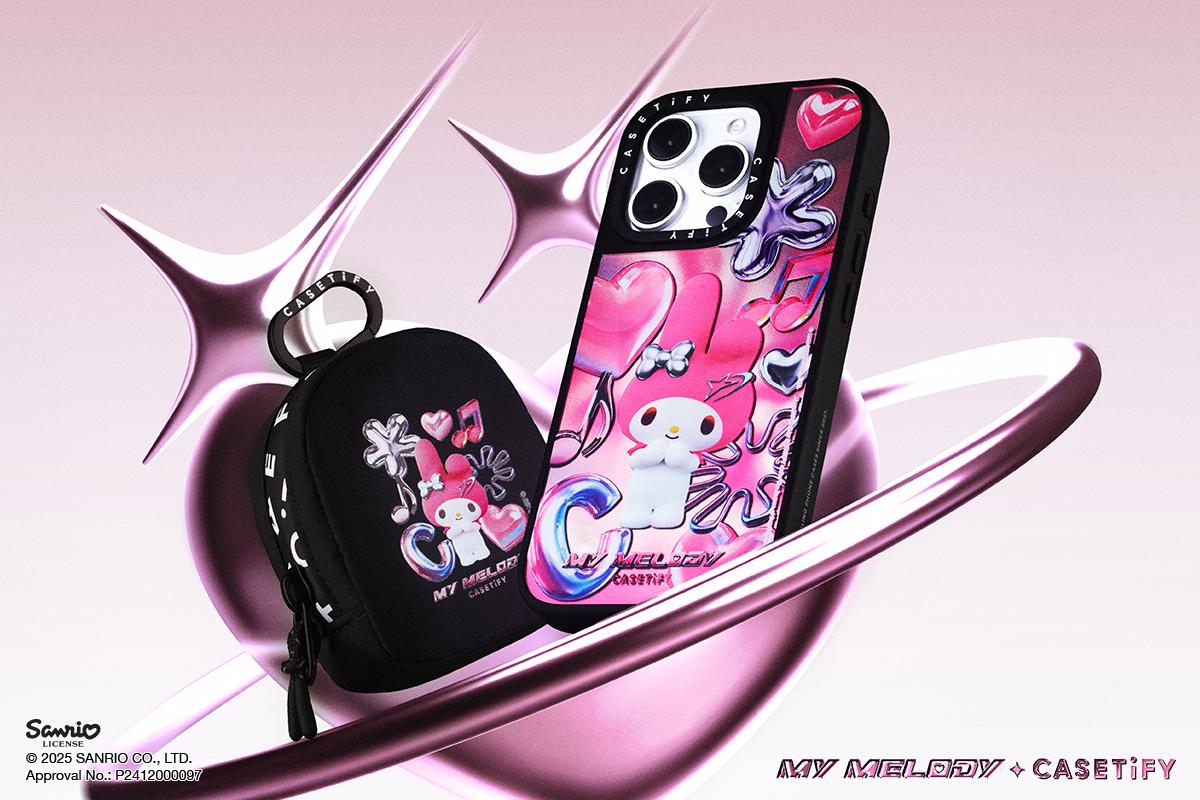 My Melody x CASETiFY系列另有AirPods保護殼等產品。