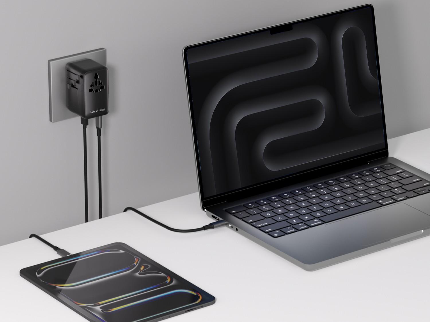 可直接為MacBook及iPad充電。