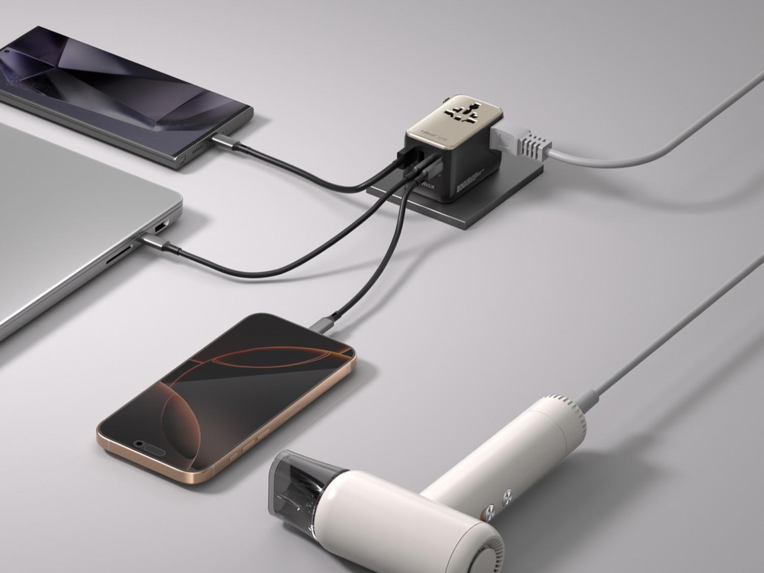 能同時為多部裝置充電。