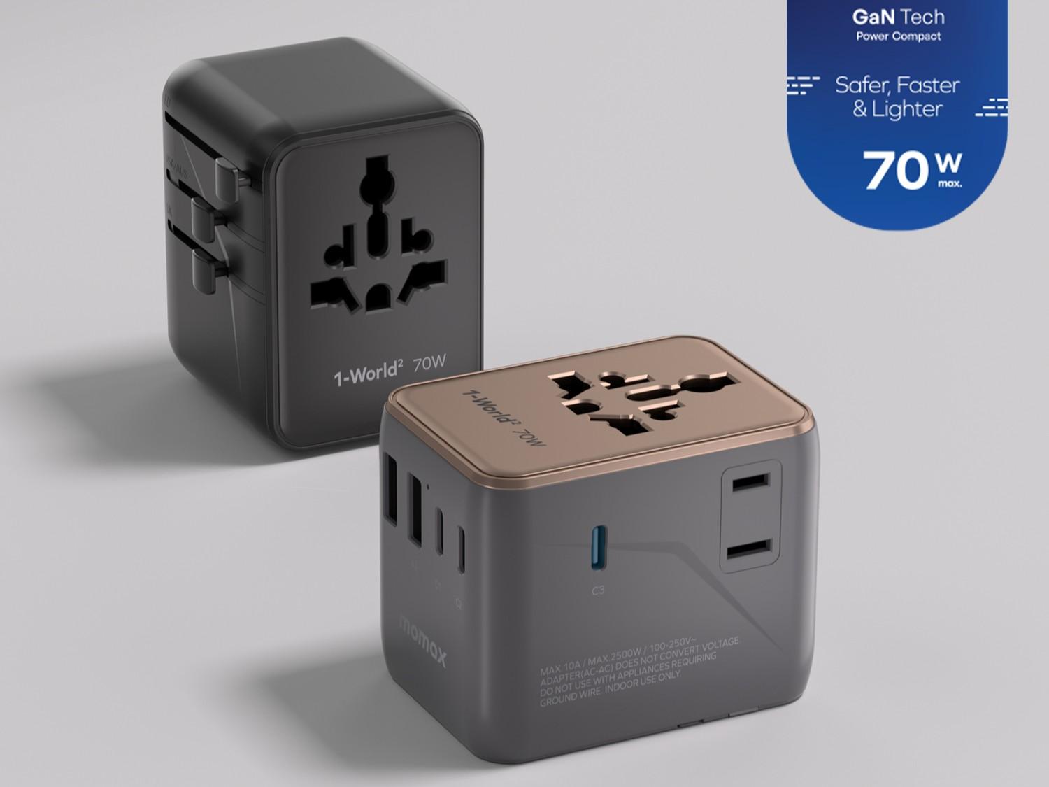 70W配合GaN充電技術,一般手機、平板及筆電充電已相當夠用。