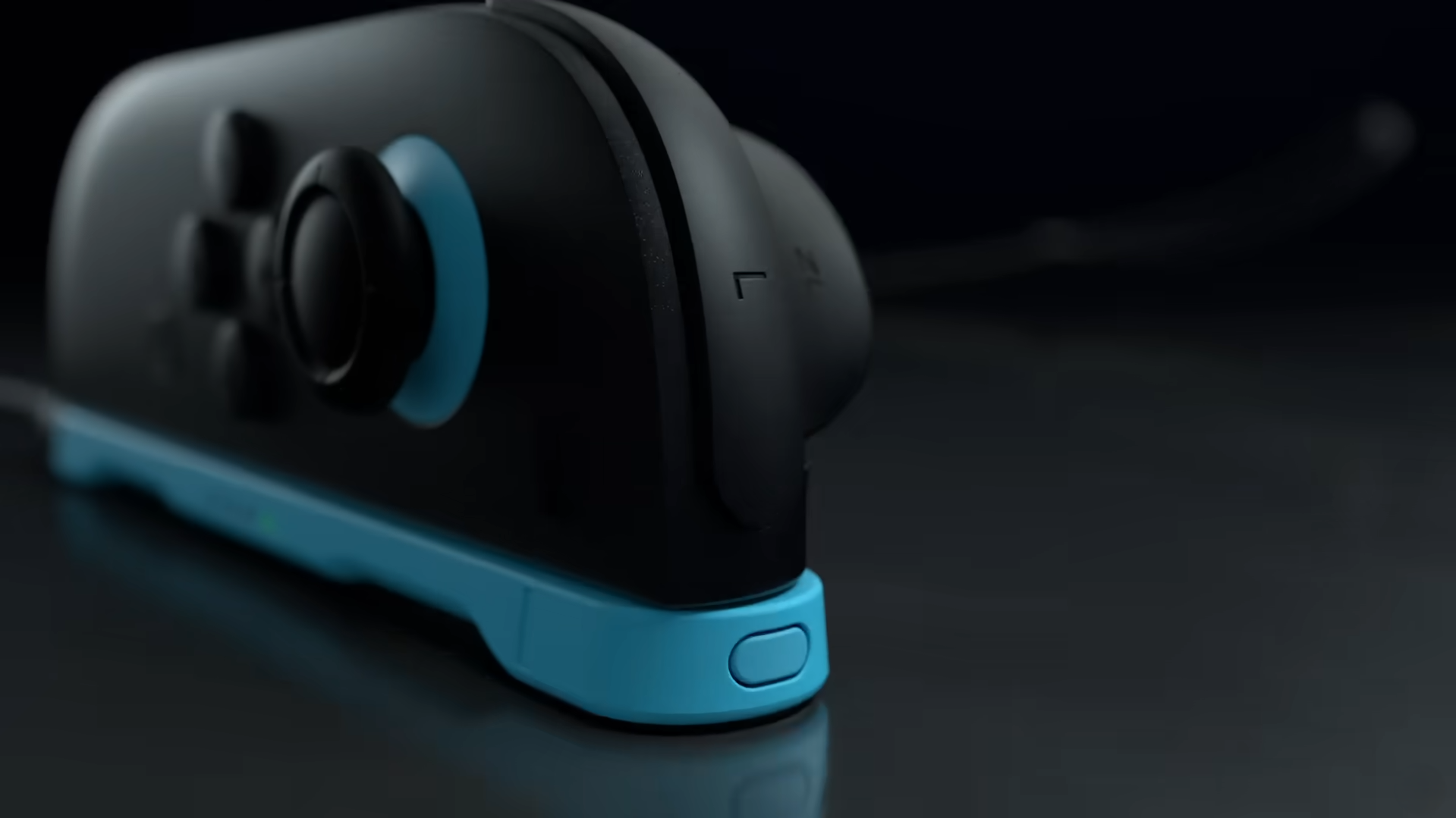 Switch 2 Joy-Con可能可以朝下變滑鼠用途。(影片截圖)