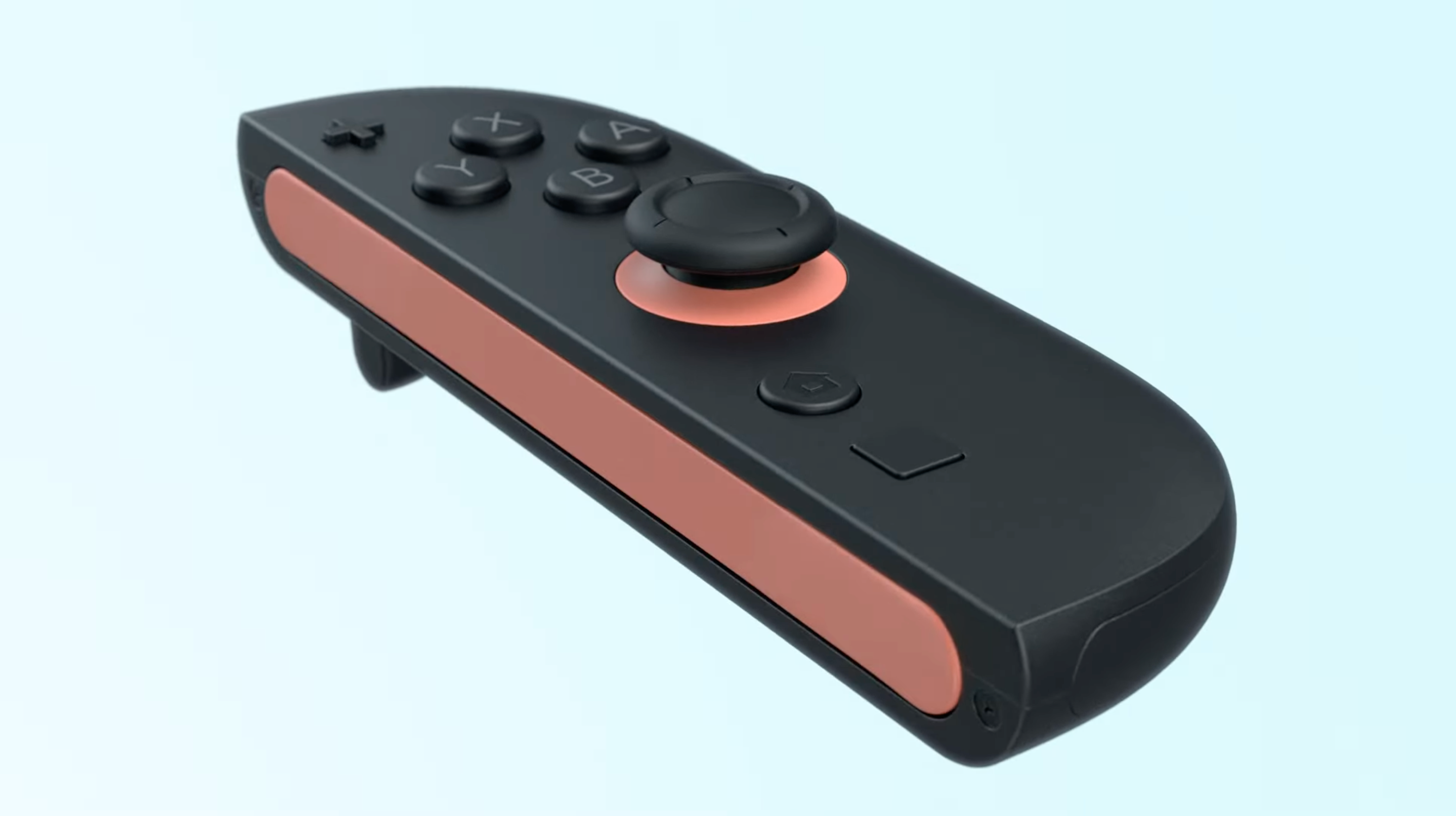 Switch 2右邊橙色Joy-con。(影片截圖)