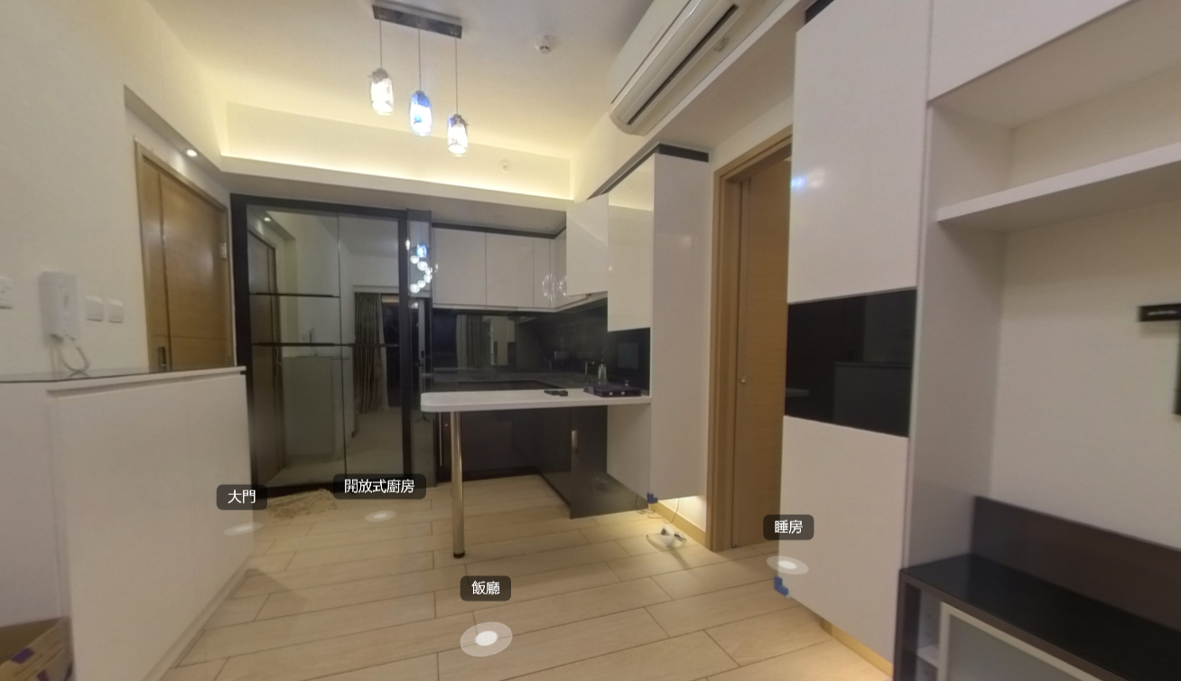 廚房採開放式設計。(代理提供)