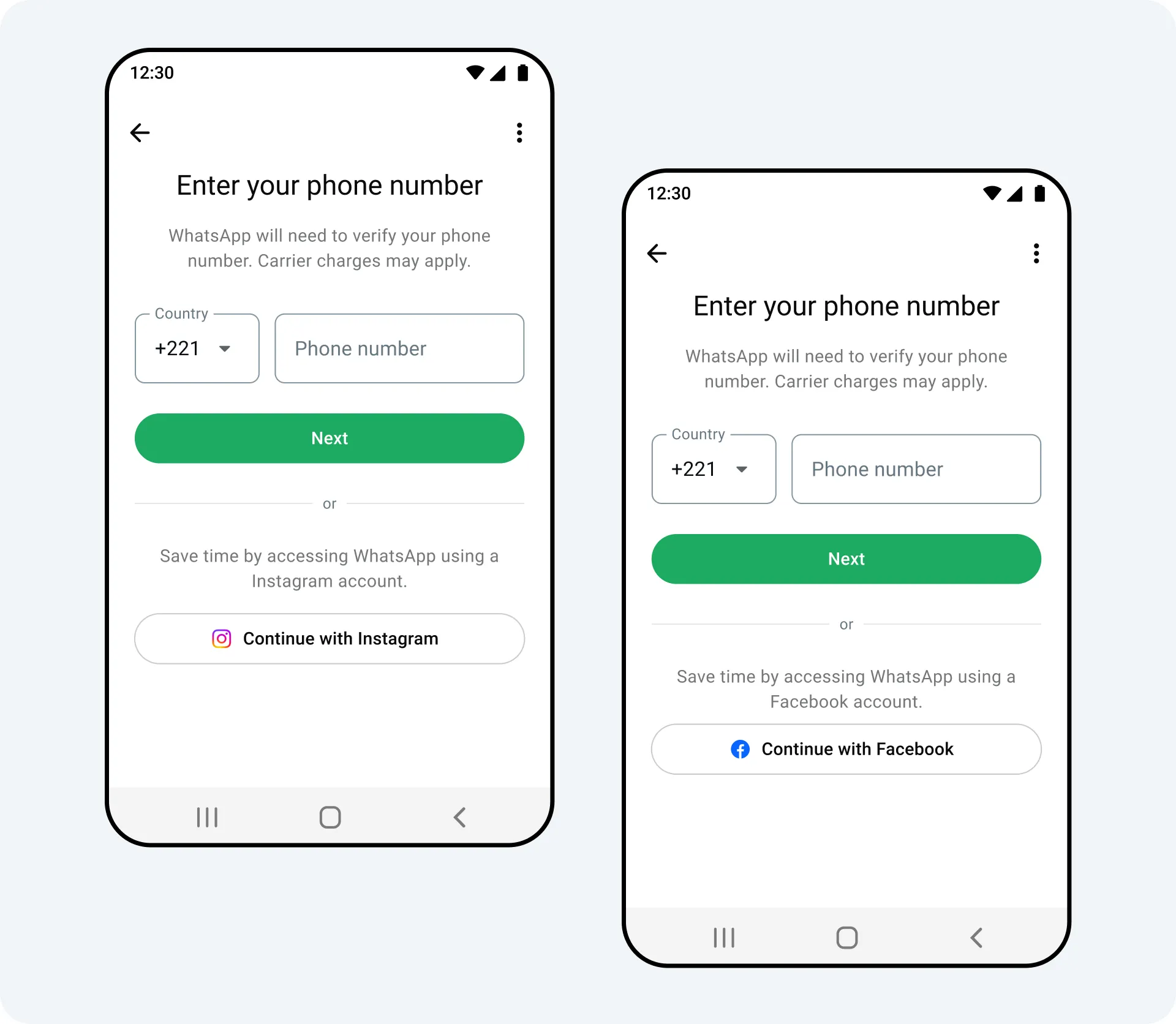WhatsApp新功能|在登入時亦可利用其他帳戶,節省時間。