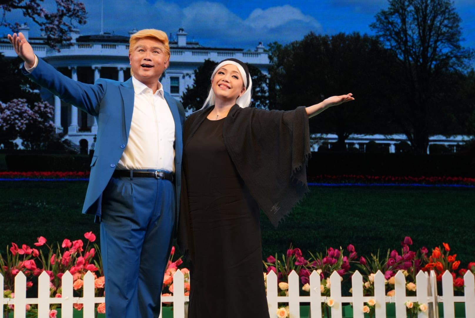 一連三日共演四場的《粵劇特朗普》,已在新光戲院圓滿結束。