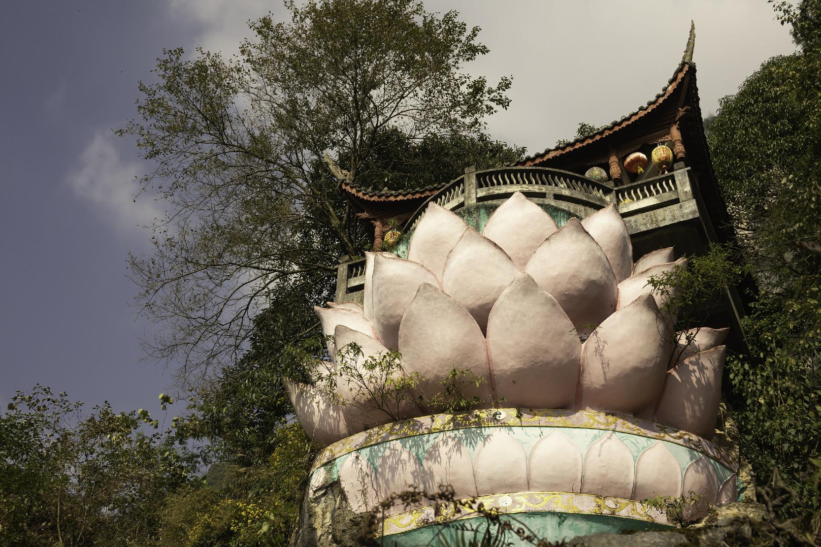 四川綿陽江油乾元山金光洞哪吒祖庭風景。(圖片來源:視覺中國)