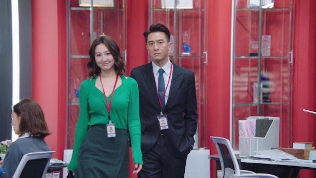 馬國明和高海寧在《新聞女王》大鬥演。