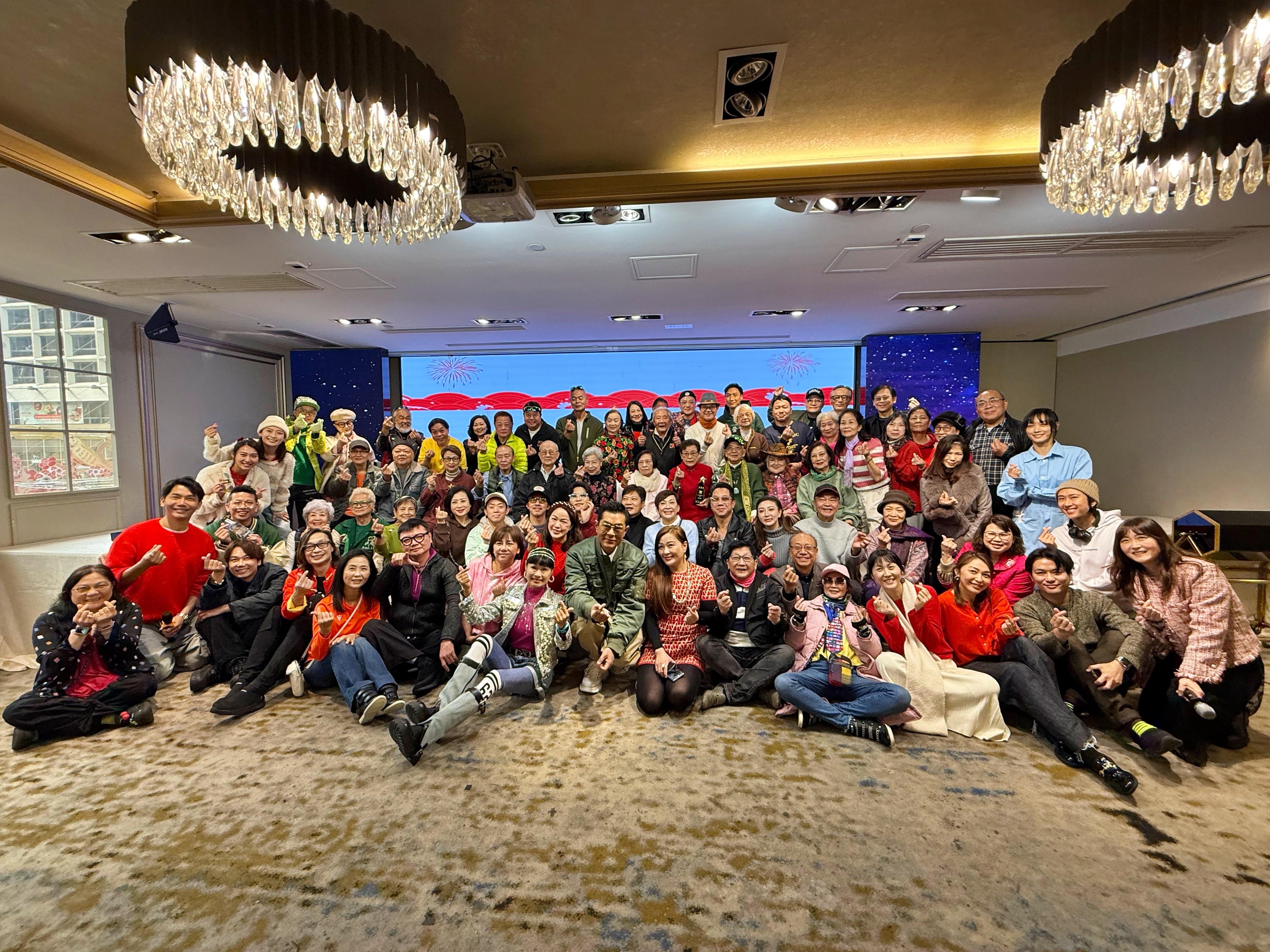 演協春茗人才濟濟。