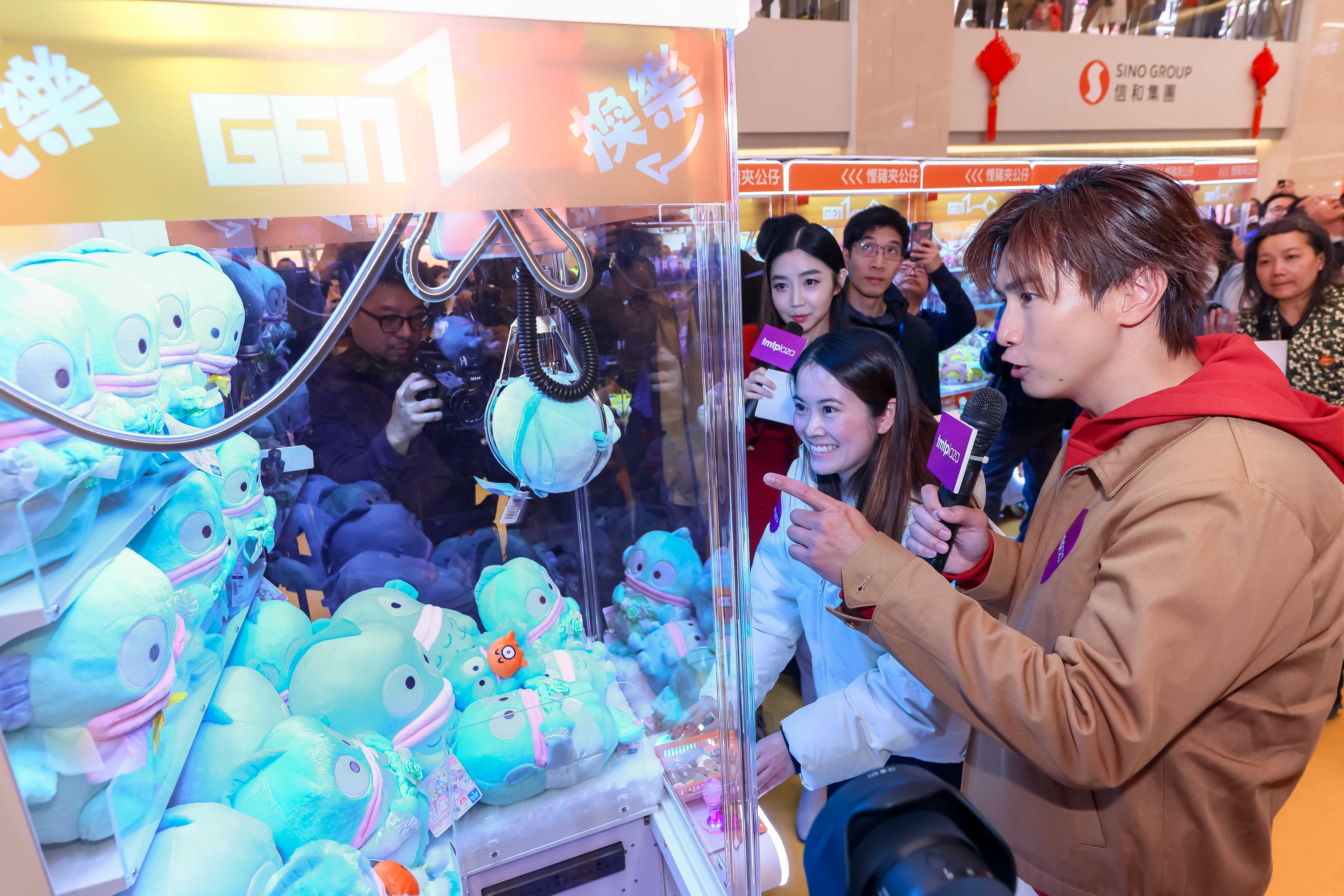 陳柏宇為全港首個夾公仔大賽任揭幕嘉賓。