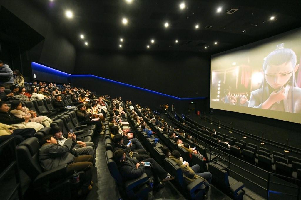 《哪吒2》在全國火熱,周邊產品大賣之餘,多個省市亦爭認做「哪吒家鄉」。(新華社)