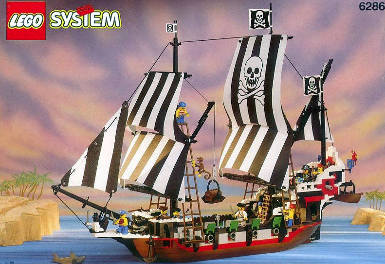 「Skull's Eye Schooner Pirate Ship」