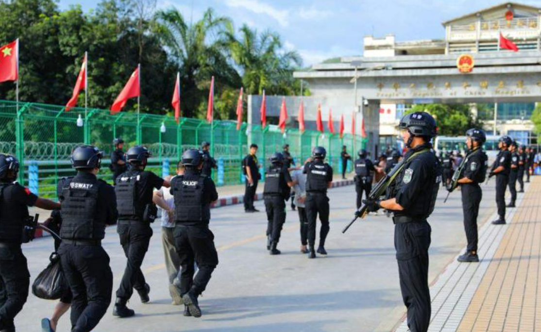 中國和緬甸執法部門多次針對緬北詐騙園區展開了聯合執法行動,緬方移交中國公安機關詐騙犯。