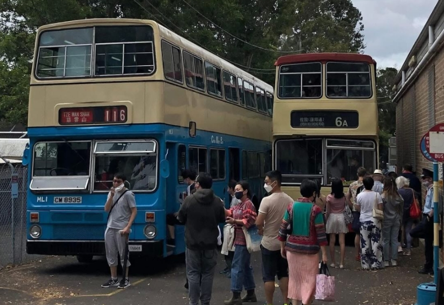 悉尼巴士博物館舉行一年一度的香港巴士日體驗活動。(悉尼巴士博物館)