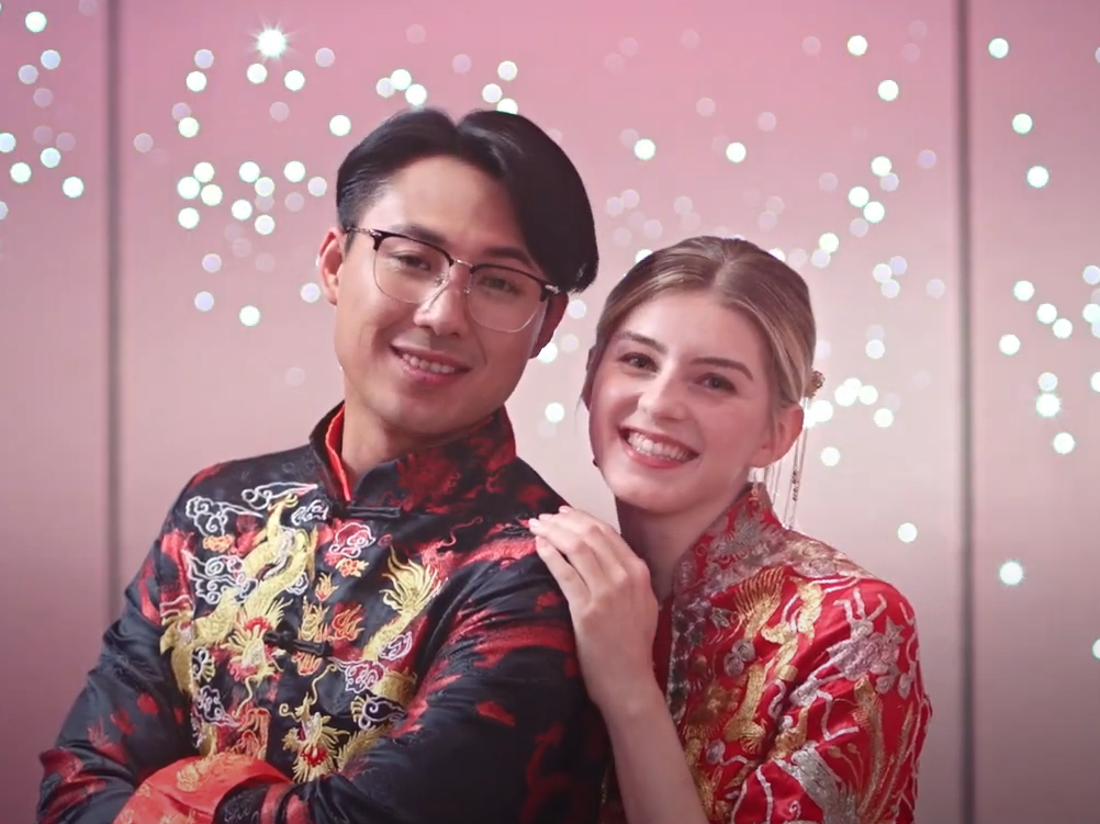 影片以3段愛情故事引入。(入境處影片截圖)