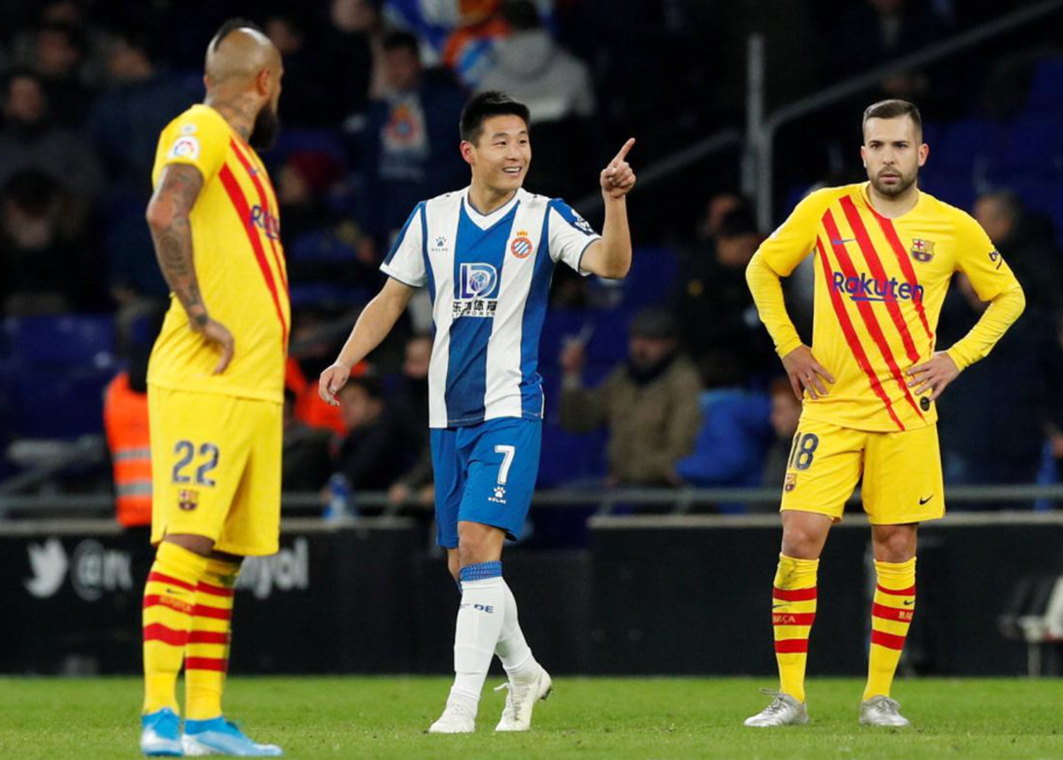 國足前鋒武磊曾於2019至2022年效力愛斯賓奴踢西甲,已是近年最知名的外流歐洲國腳。(資料圖片)