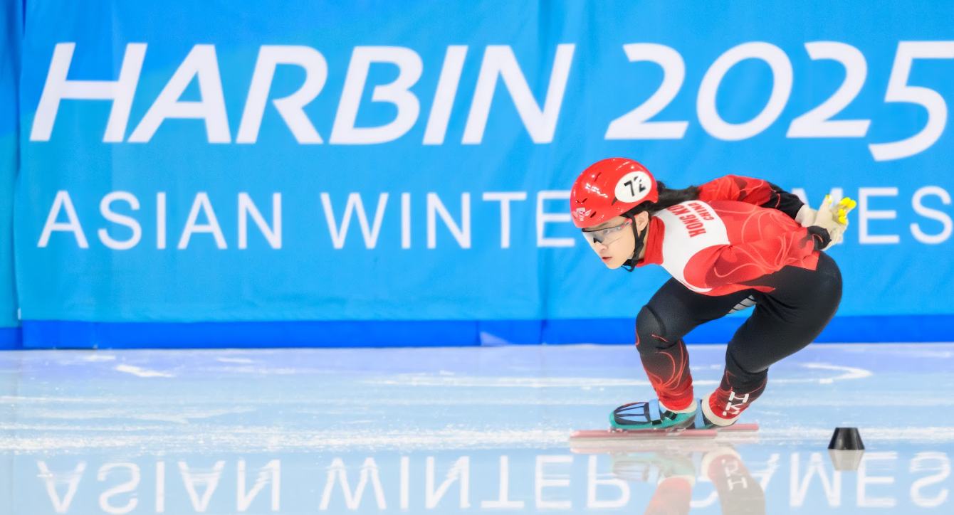 中國香港代表團將由短道速滑代表林靜欣(圖)和高山滑雪運動員翁厚全擔任持旗手。(港協暨奧委會)