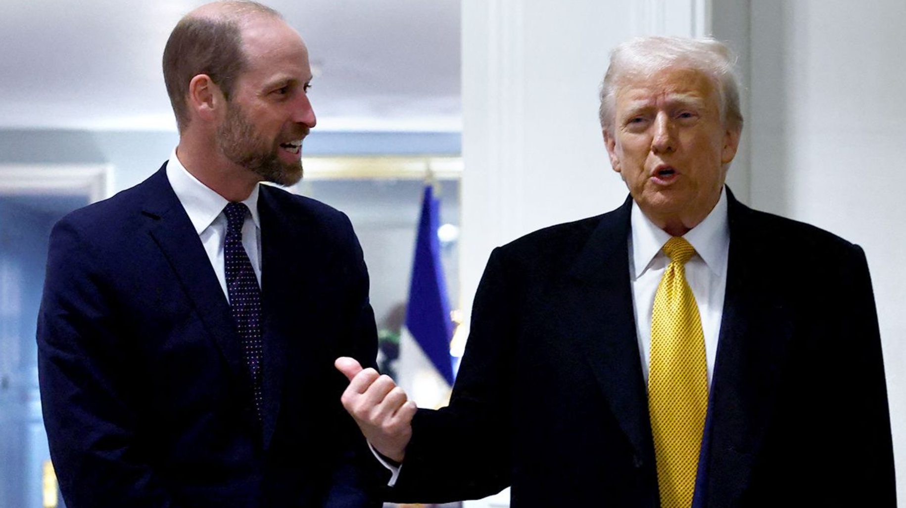 特朗普大讚威廉王子。(資料圖片)