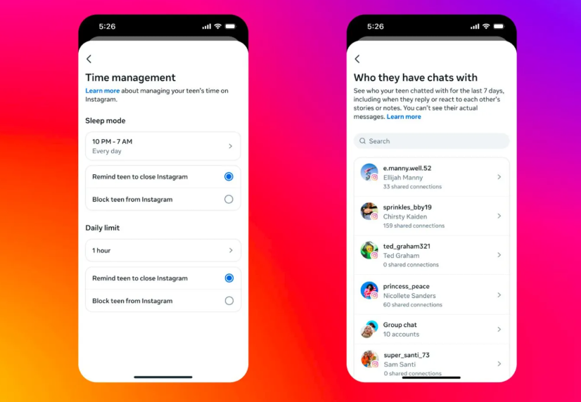 社交平台Instagram本周起,會在香港和台灣等亞太地區,推出13至17歲的青少年帳戶,會自動採用防護強度更高的青少年網絡安全設定,以提升安全性與隱私保護。(META)