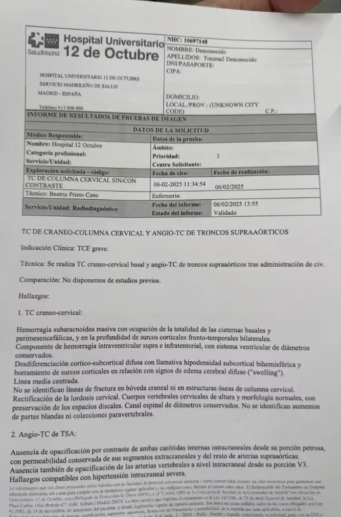 郭嘉璇兄長在社交平台發文,指郭嘉璇被當地醫院認定腦死亡,根據當地法律需驗屍;惟家人希望將他回國搶救,同時斥北京足協和北京國安未有承諾負擔治療費用,事件引發內地球迷廣泛關注。(小紅書)