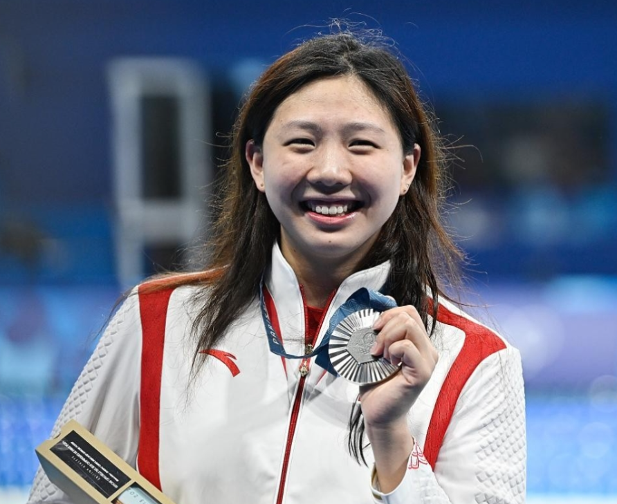 世界泳聯公布2024年對運動員進行興奮劑檢測的數據,中國游泳運動員包攬了頭32位。其中,多哈世錦賽女子100米蛙泳冠軍及巴黎奧運銀牌得主唐錢婷以38次的檢測次數高居榜首(新華社)