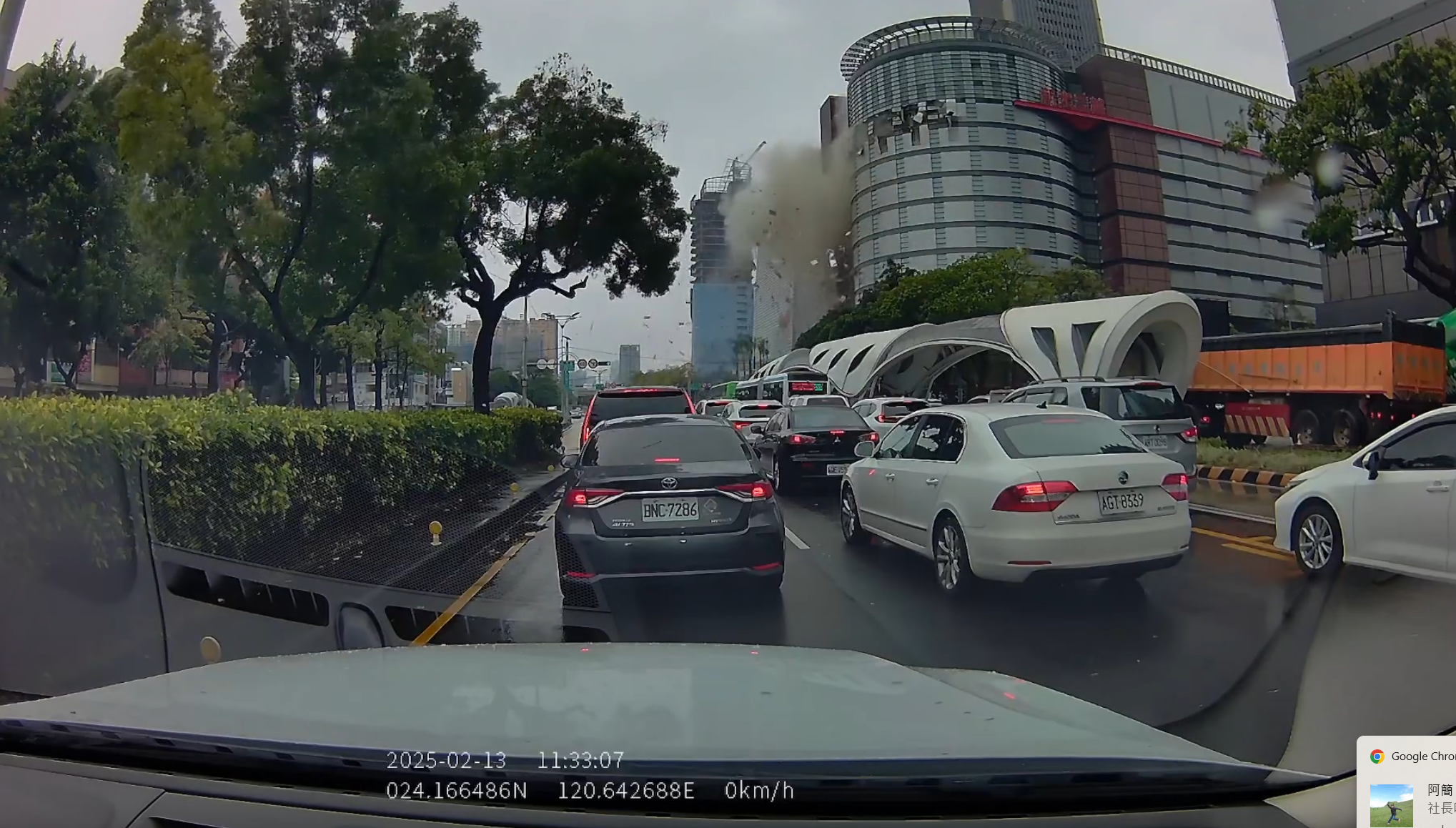 台中新光三越百貨餐廳樓層氣體爆炸