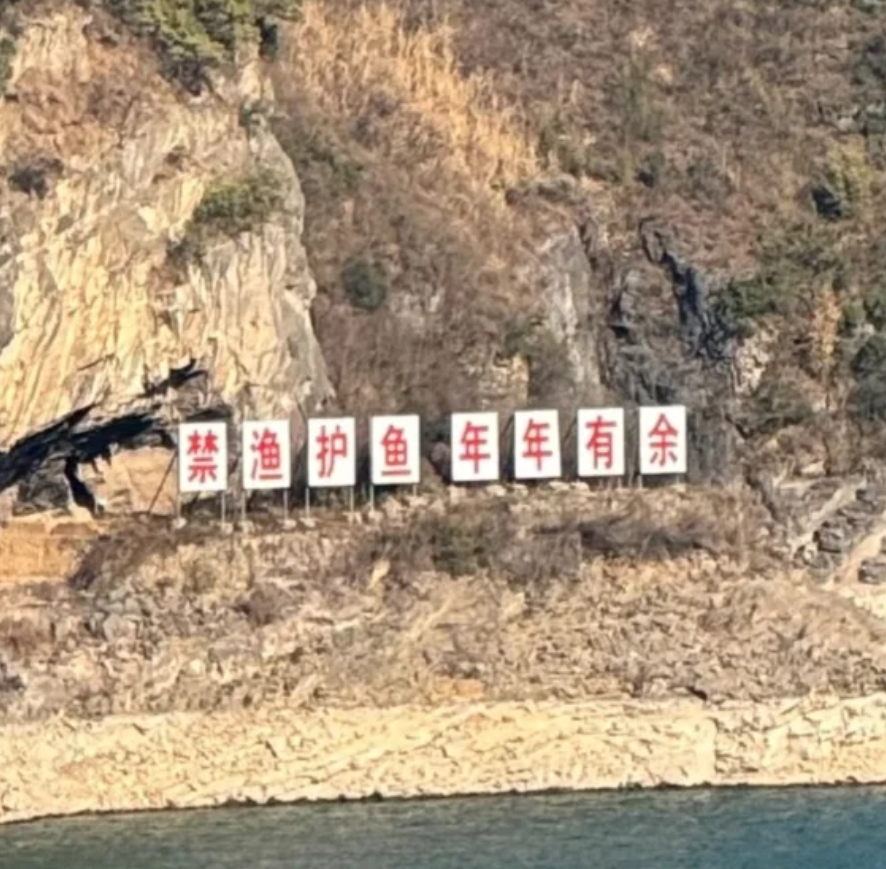 湖北宜昌有山脈外形酷似一隻小狗趴在江邊。照片令該山稱網民稱為「小狗山」和「狗仔山」,成為網紅景點,不少網民亦發布自家毛孩照片對比」。(小紅書)